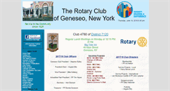 Desktop Screenshot of geneseorotary.com